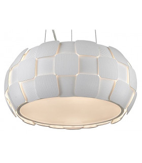 Brigitte 5 Light Pendant White Frame-2