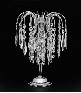 Shower 1 Light Gold Table Lamp Heritage Crystal