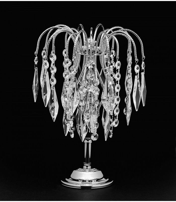 Shower 1 Light Gold Table Lamp Heritage Crystal