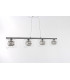 Sonja 4 Light Chrome Ceiling Bar Pendant