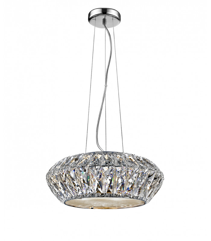 Armel 4 Light LED Chrome Ceiling Fitting