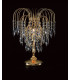 Shower 1 Light Gold Table Lamp With Heritage Prism Crystals