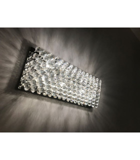 Parma 6 Light Oblong Flush Chrome Ceiling Fitting-2