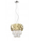 Celine Crystal Laser Cut 4 Light Ceiling Gold