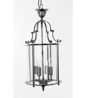 Colchester 4 Light Polished Brass Chain Indoor Lantern-1