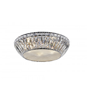 Armel 5 Light LED Flush Chrome Ceiling Fitting