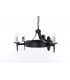 Mitre 3 Light matt Black Ceiling Pendant Light