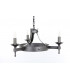 Saxon 3 Light Sterling Ceiling Pendant Light