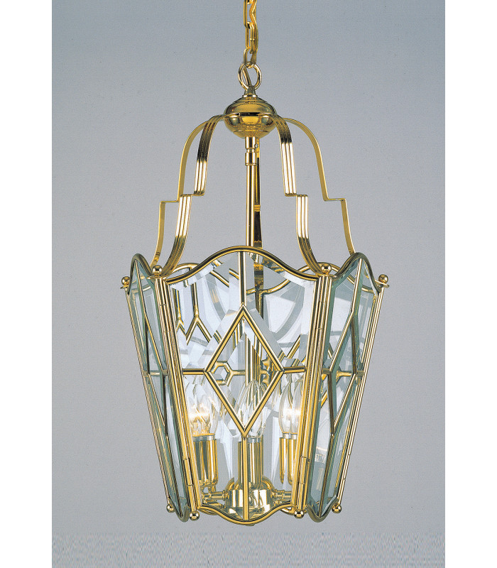 Alicante 4 Light Brass Indoor Lantern