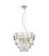 Celine Crystal Laser Cut 6 Light Ceiling Chrome