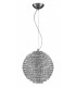 Nord 5 Light Ceiling Fitting Polished Chrome with Clear Crystal CFH608241/L/CH-1