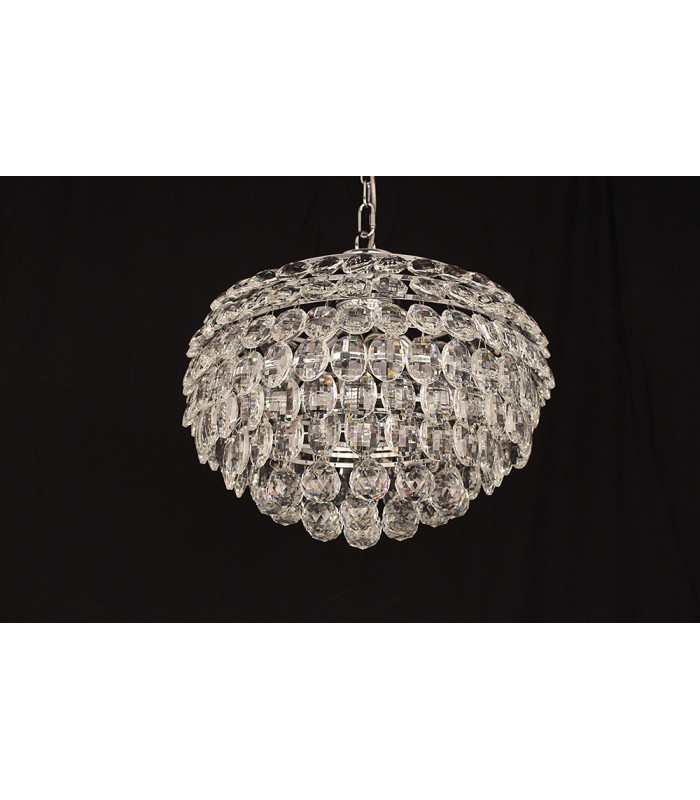 Adaliz 4 Light Chrome Ceiling Crystal Pendant