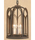 Villa 3 Light Aged Iron Ceiling Hanging Lantern