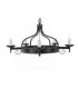 Forge 5 Light Black Gold Ceiling Pendant Light-1