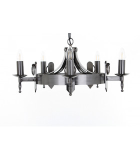 Mitre 5 Light Sterling Ceiling Pendant Light