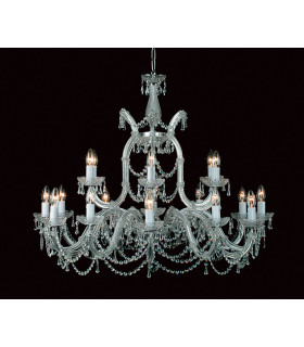 Maria Therese 19 Light Strass Crystal Multi Arm Chandelier