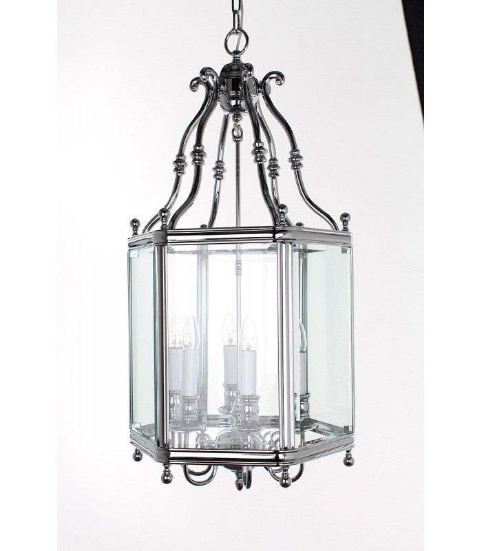 Regal 6 Light Polished Chrome Indoor Lantern