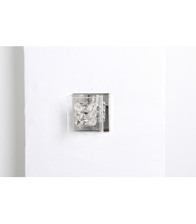 Sonja 1 Light Polished Chrome Crystal Wall Light