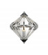 Gerda 1 Light Chrome Wall Light