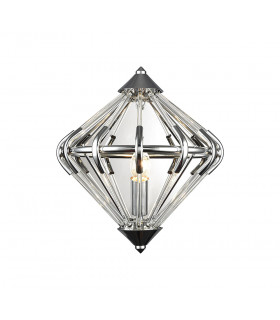 Gerda 1 Light Chrome Wall Light