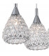 Simone 4 Light Chrome Ceiling Square Pendant Cluster Pendant Ceiling Light-2