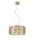 Lola 6 Light Crystal Ceiling Gold