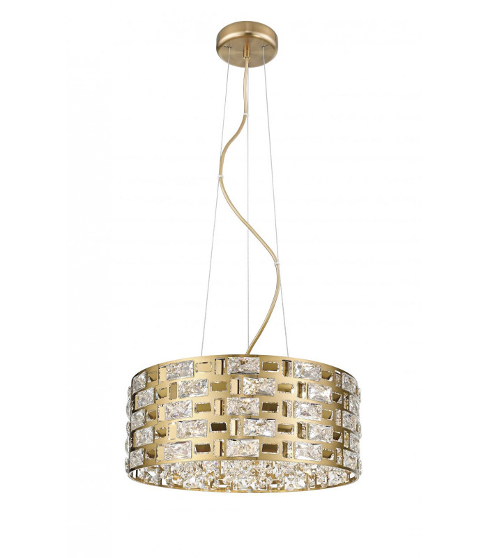 Lola 6 Light Crystal Ceiling Gold