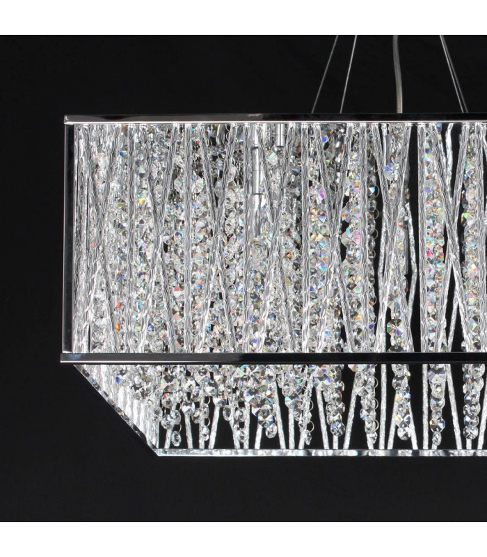 Melenki 5 Light Polished Chrome Ceiling Pendant-2