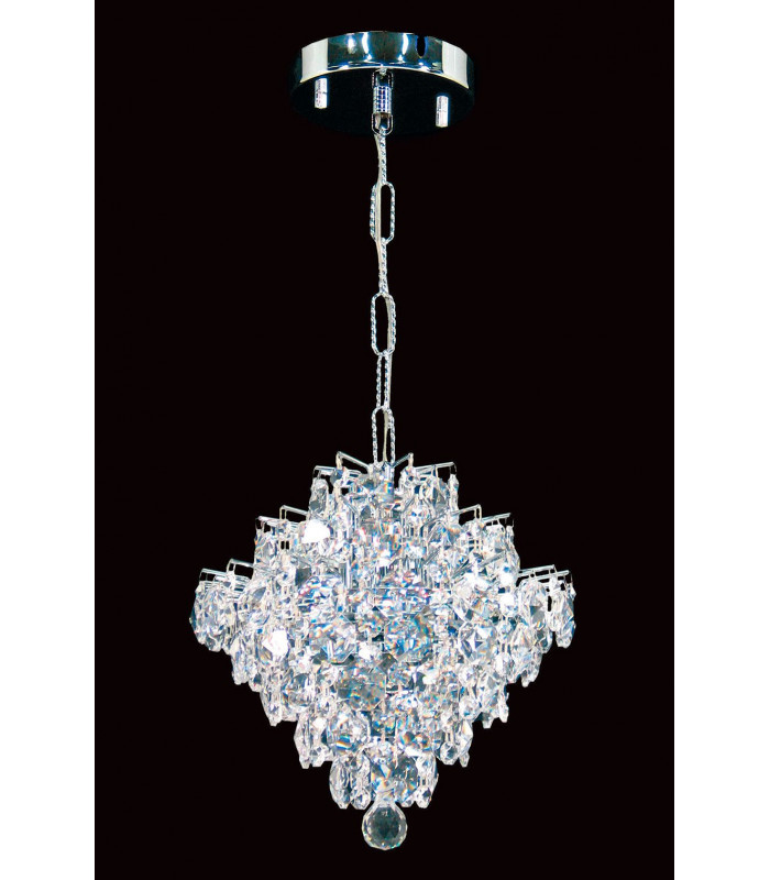 Diamond Crystal Single Chrome Frame