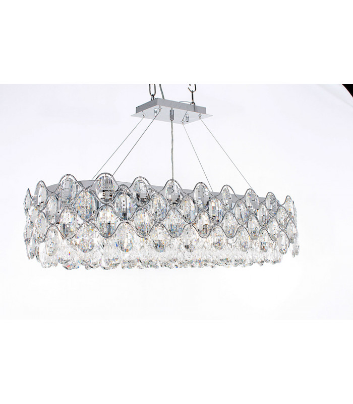 Raina 10 Light Chrome Crystal Light-1