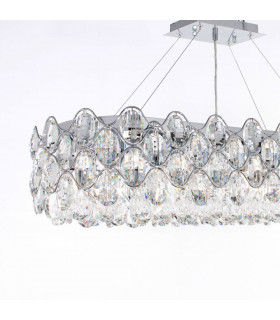 Raina 10 Light Chrome Crystal Light-2
