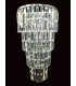Padua 5 Light Polished Chrome Lead Crystal Wall Light
