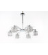 Avignon 6 Light Ceiling Semi-Flush Chrome Fitting-1