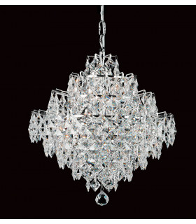 Diamond Crystal 12 Light Chrome Frame