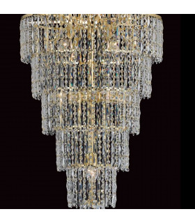 New York 24 Light Gold Long Crystal-2