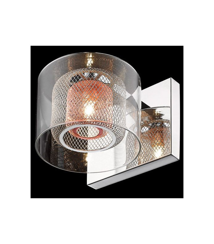Laure 1 Light Chrome Wall Light-2