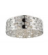 Lola 6 Light Flush Ceiling Light Chrome