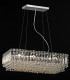Alvery 8 Light Polished Chrome Rectangular Ceiling Clear Crystal-1