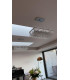 Alvery 8 Light Polished Chrome Rectangular Ceiling Clear Crystal-2