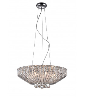 Carlo 7 Light Polished Chrome Ceiling Fitting-1