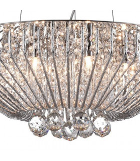 Carlo 7 Light Polished Chrome Ceiling Fitting-2