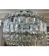 Alvery 5 Light Polished Chrome Clear Crystal Round Ceiling Pendant-2