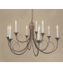 Classica 9 Light Black Gold Ceiling Pendant Light