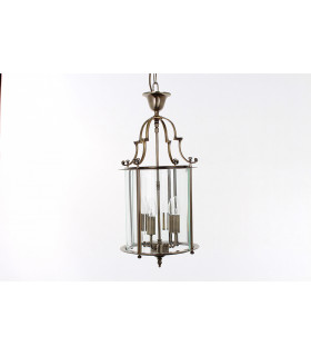 Colchester 4 Light Aged Brass Indoor Lantern