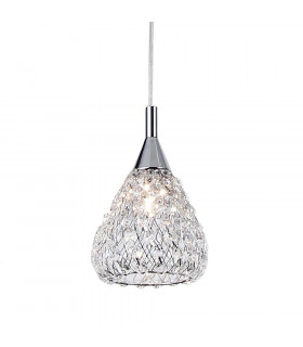 Simone 5 Light Chrome Ceiling Bar Pendant-2