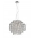 Alita Crystal 8 Light Ceiling Chrome