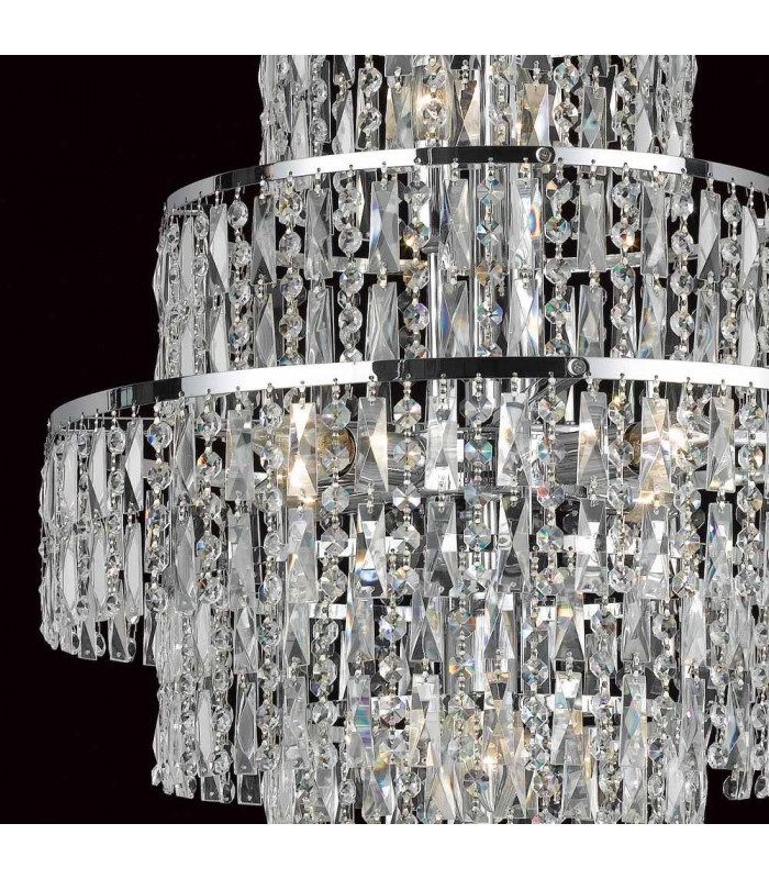 New York 8 Light Polished Chrome Ceiling-2