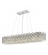 Raina 16 Light Chrome Oblong Crystal Light