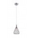 Simone 1 Light Chrome Ceiling Pendant-1