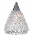 Simone 1 Light Chrome Ceiling Pendant-2